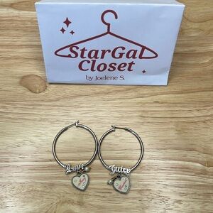 Like new! | Juicy Couture | Love Juicy Pear Hoop Earrings | Y2K Early 2000s